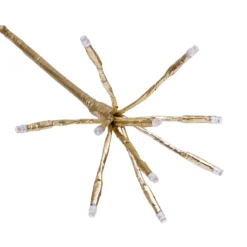 Albero Conico Champagne, h 2,1 m, 1290 led bianco caldo