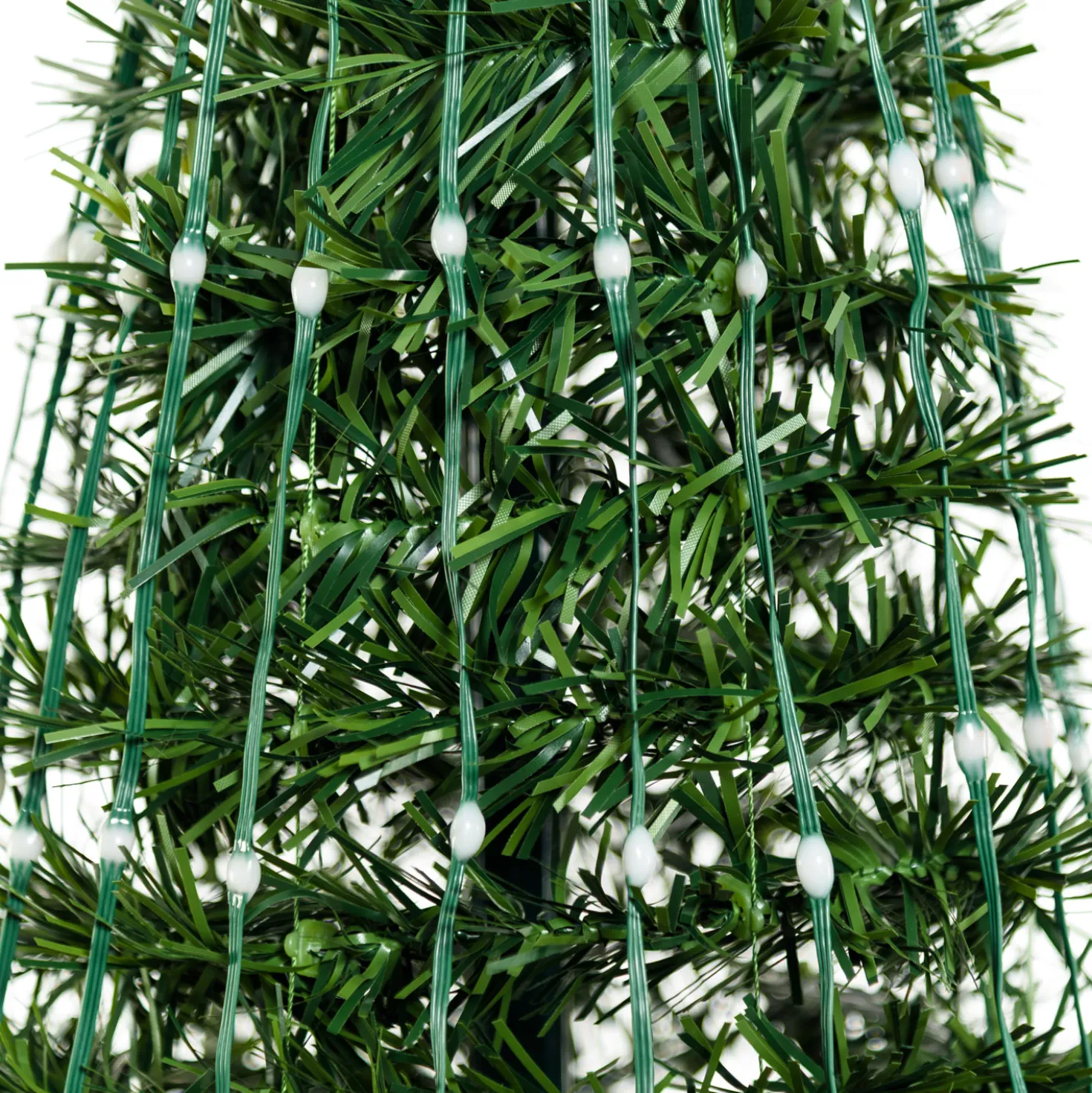 Albero conico ripiegabile h. 150 cm, Gocce di Luce RGB