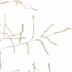 Albero Conico Tiglio bianco h 2,1 m, 1856 microled bianco caldo, uso interno