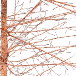 Albero Conico Tiglio oro rosa h 1,8 m, 1568 microled bianco caldo, uso interno