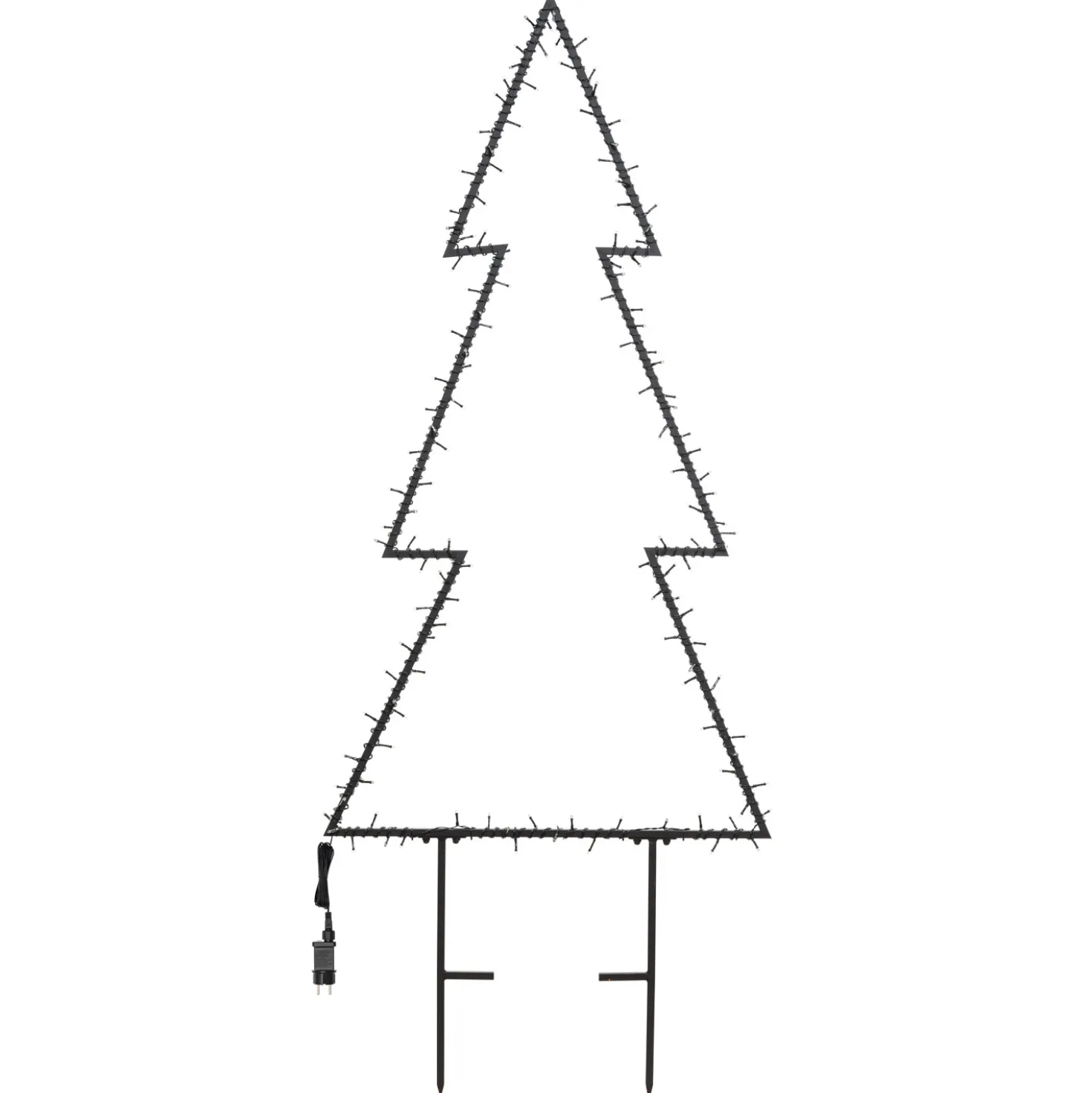 Albero multiuso da giardino, h. 140 cm, led bianco caldo