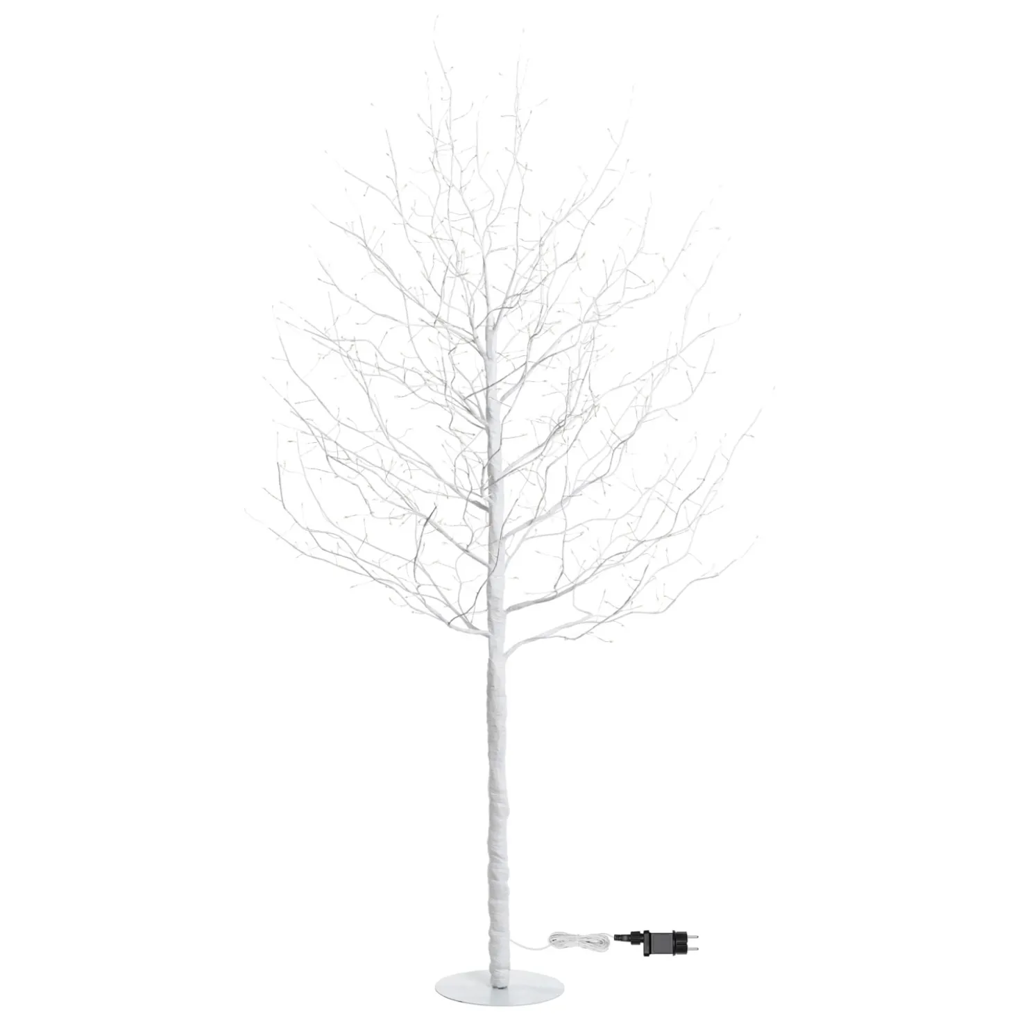 Albero Ramo luminoso Leccio bianco 1,5 m, 640 microled bianco caldo, uso interno