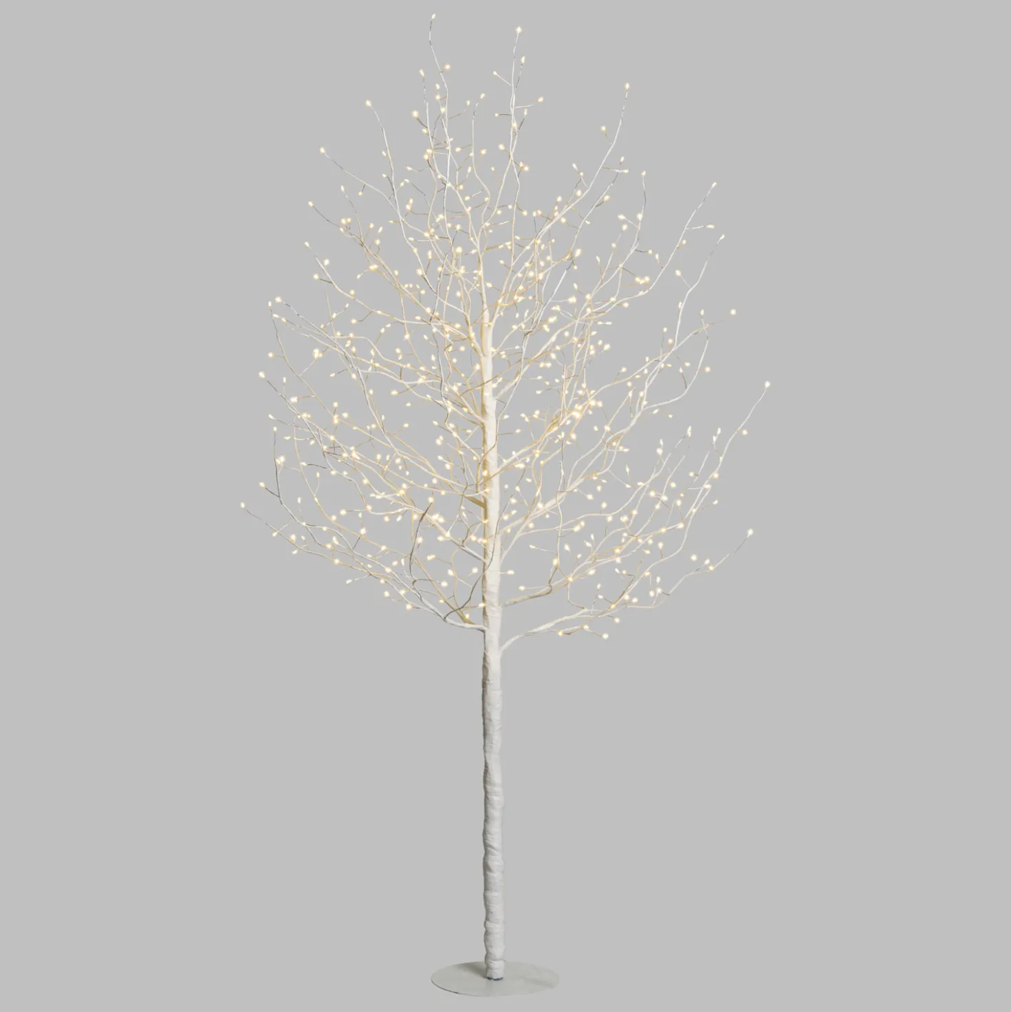 Albero Ramo luminoso Leccio bianco 1,5 m, 640 microled bianco caldo, uso interno