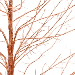 Albero Ramo Tiglio oro rosa h 2 m, 1120 microled bianco caldo, uso interno
