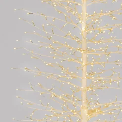 Albero Slim Ramo di Tiglio bianco h 2 m, 1656 microled bianco caldo, uso interno