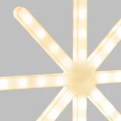 Animated Polar Star 36 cm, Connect ProLine 36V, 76 led SMD bianco caldo, cavo trasparente