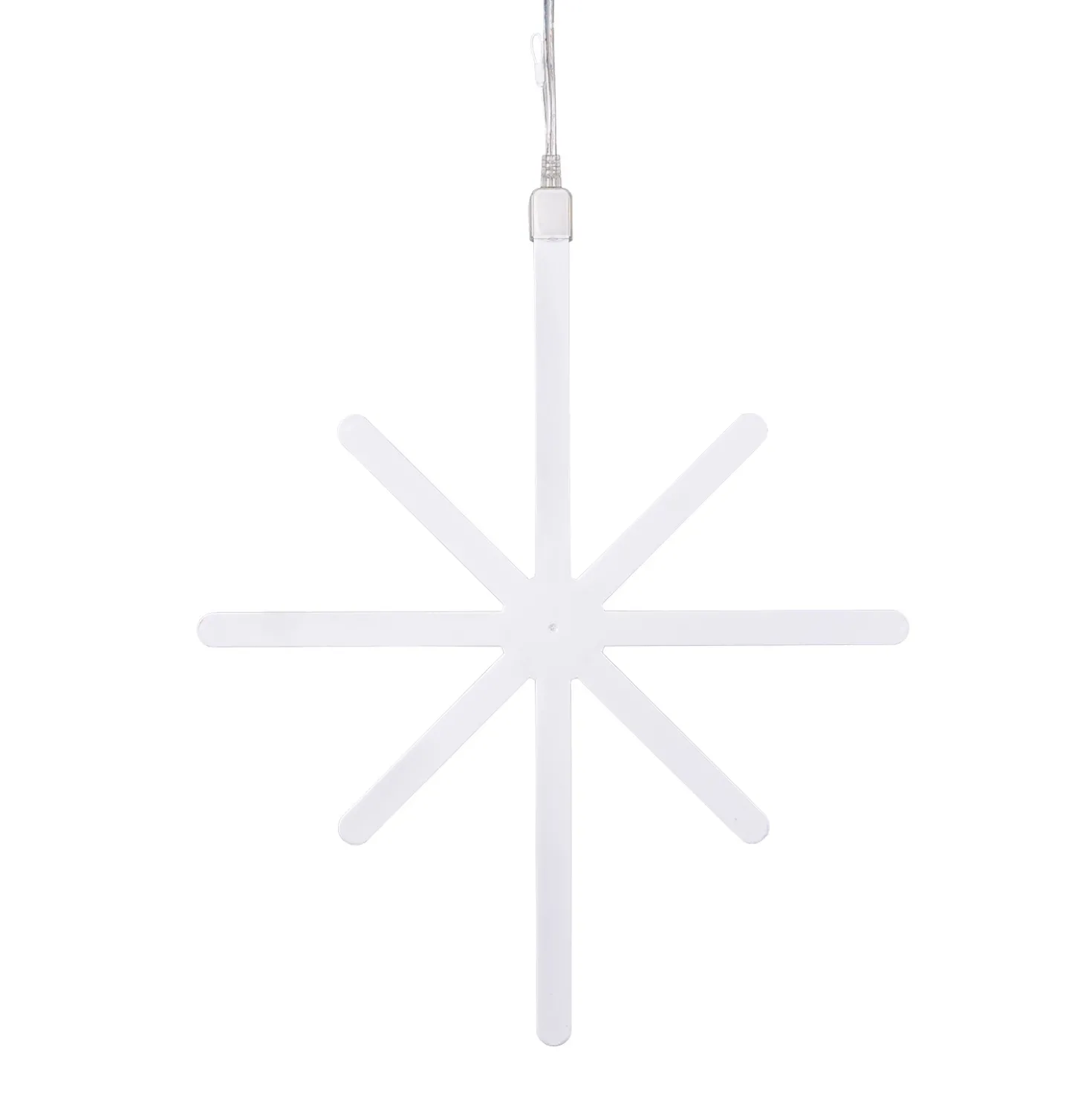 Animated Polar Star 36 cm, Connect ProLine 36V, 76 led SMD bianco caldo, cavo trasparente