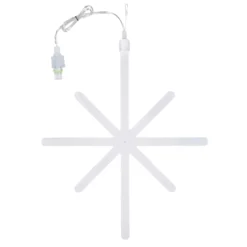 Animated Polar Star 36 cm, Connect ProLine 36V, 76 led SMD bianco caldo, cavo trasparente