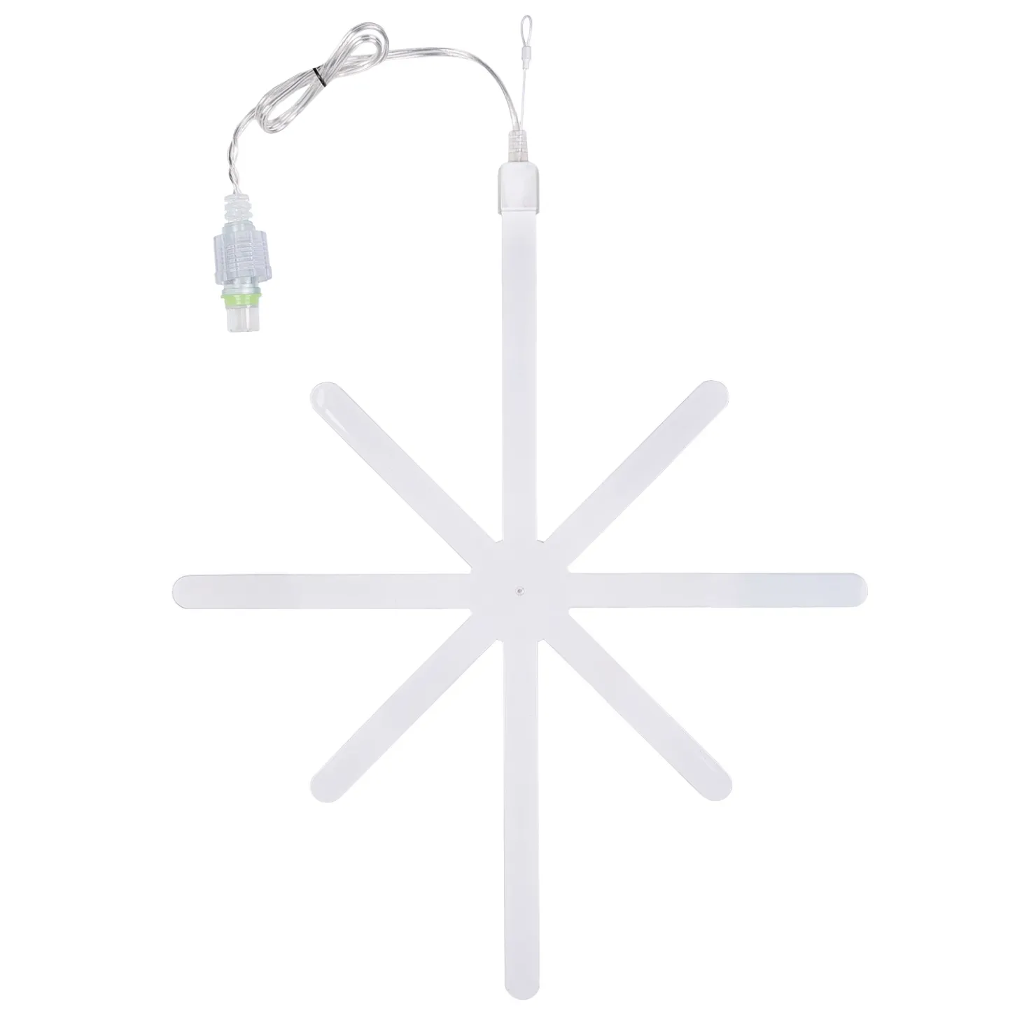 Animated Polar Star 36 cm, Connect ProLine 36V, 76 led SMD bianco caldo, cavo trasparente
