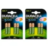 8 Batterie ministilo AAA ricaricabili Duracell DU77 precaricate