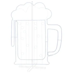 Boccale di Birra in tubo led effetto neon
