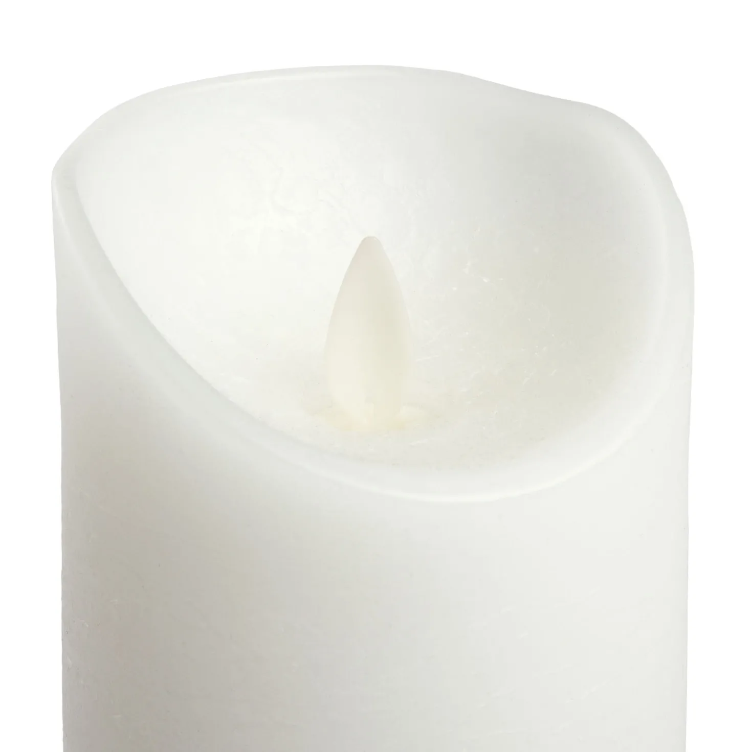 Candela Rustic Bianca h 12,5 cm