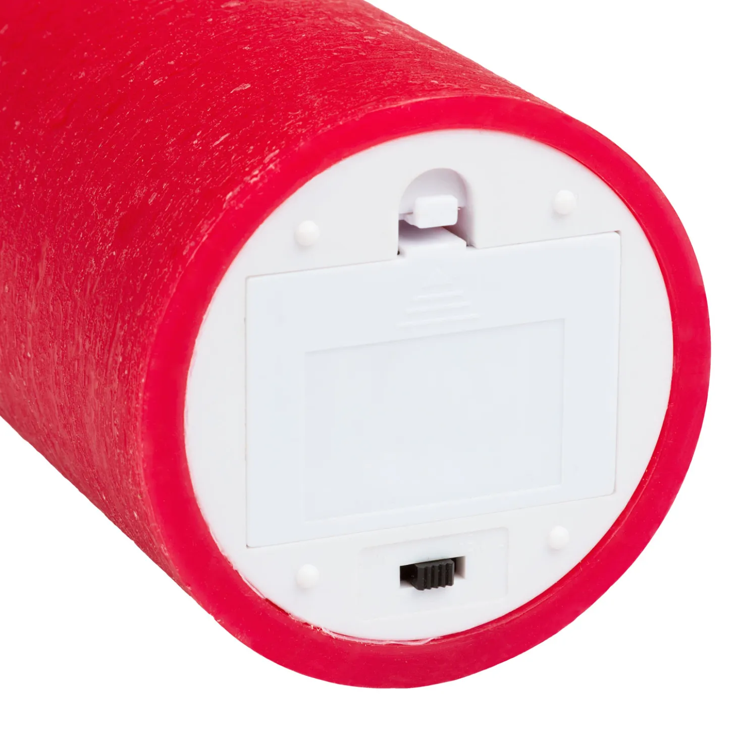 Candela Rustic Rossa h 15 cm