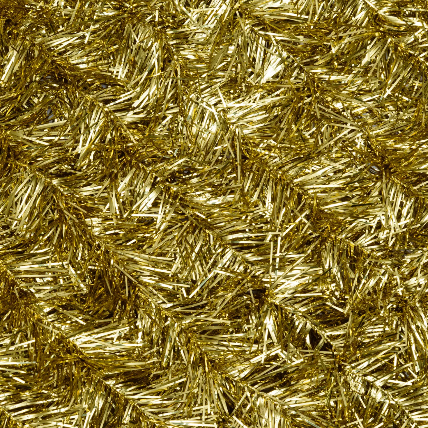 Carpet di finto pino oro metallico professionale h. 1 x 5m, maglia 5 x 5 cm