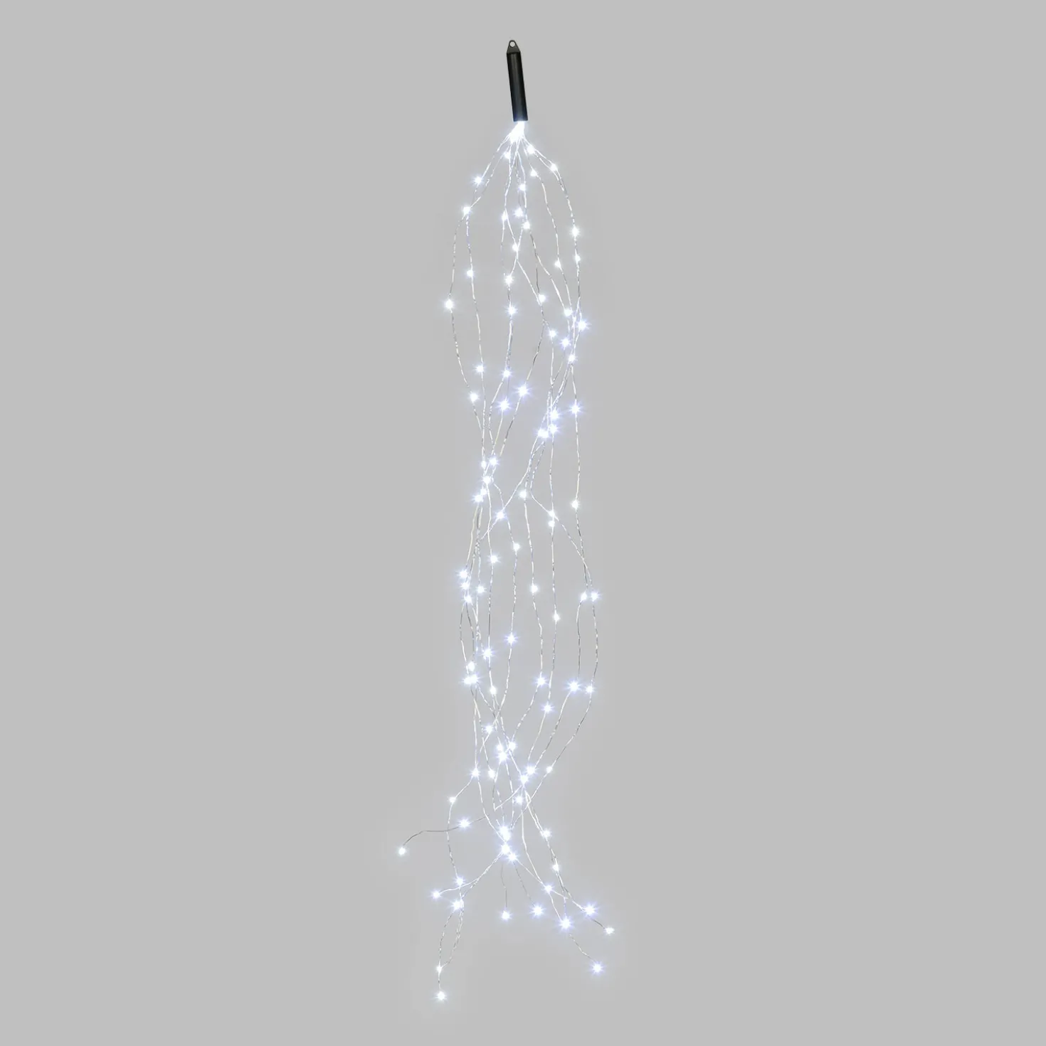 Cascata di luce, 100 microled bianco freddo