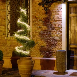 Cascata di luci 3 m, 900 microled bianco caldo