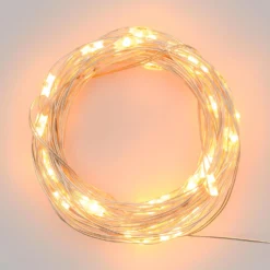 Catena a batterie da 3,9 m, bianco caldo