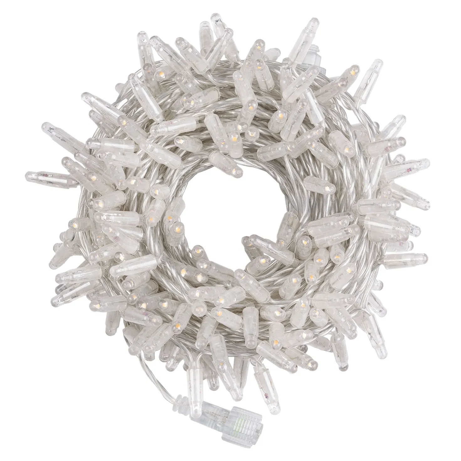 Catena Connect ProLine 36V, 12 m, 240 maxiled bianco caldo, cavo trasparente, prolungabile