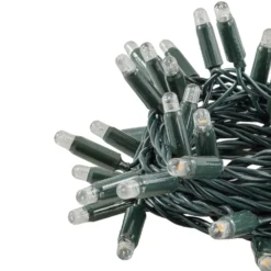 Catena Connect ProLine 36V, 8 m, 160 maxiled bianco caldo, cavo verde, prolungabile
