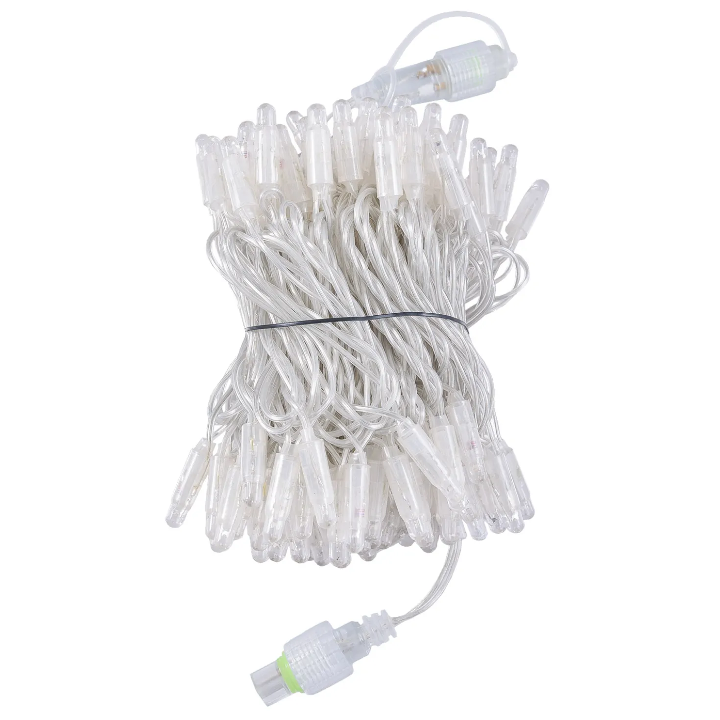 Catena Connect ProLine 36V, 12 m, 120 maxiled bianco caldo, cavo trasparente, prolungabile