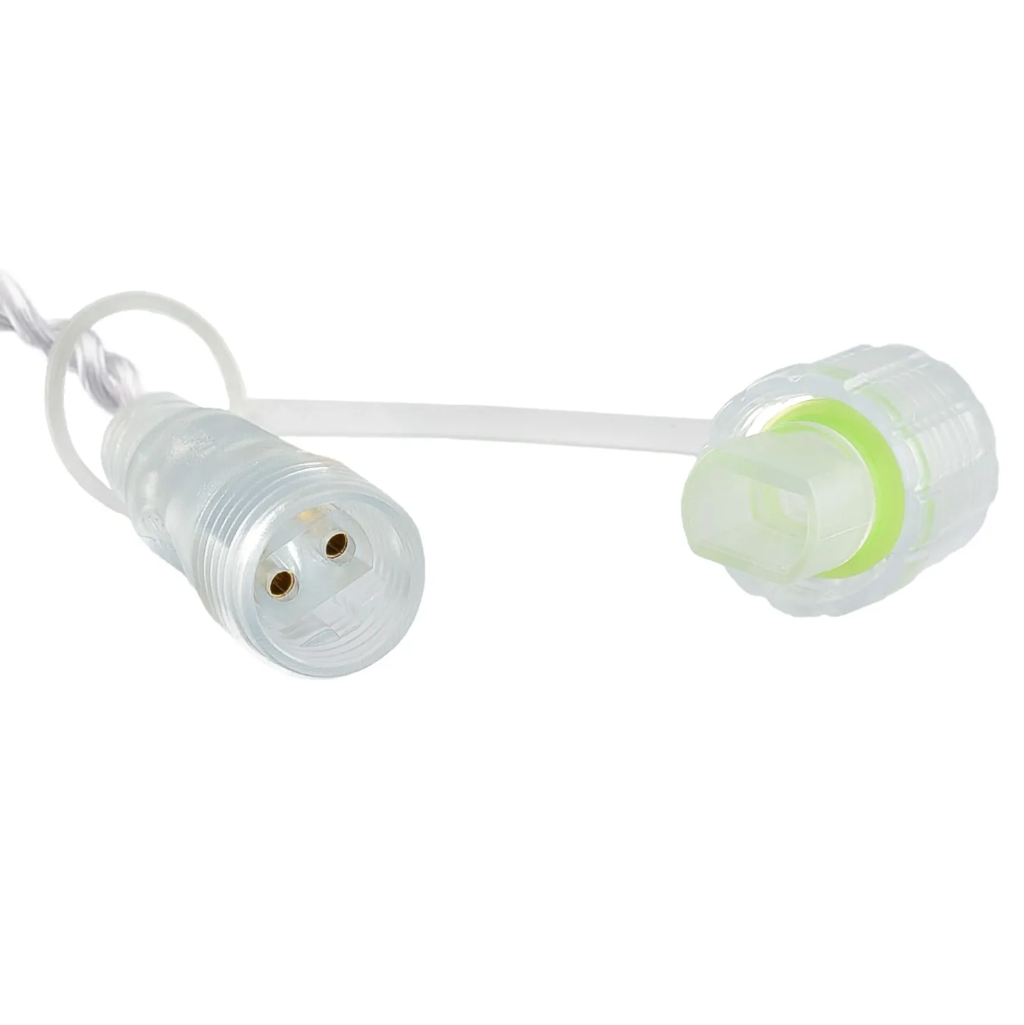 Catena Connect ProLine 36V, 12 m, 120 maxiled bianco caldo, cavo trasparente, prolungabile
