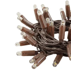 Catena Connect ProLine 36V, 5 m, 50 maxiled bianco caldo, cavo marrone, prolungabile