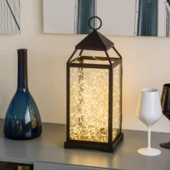 Catena di 400 microled bianco caldo
