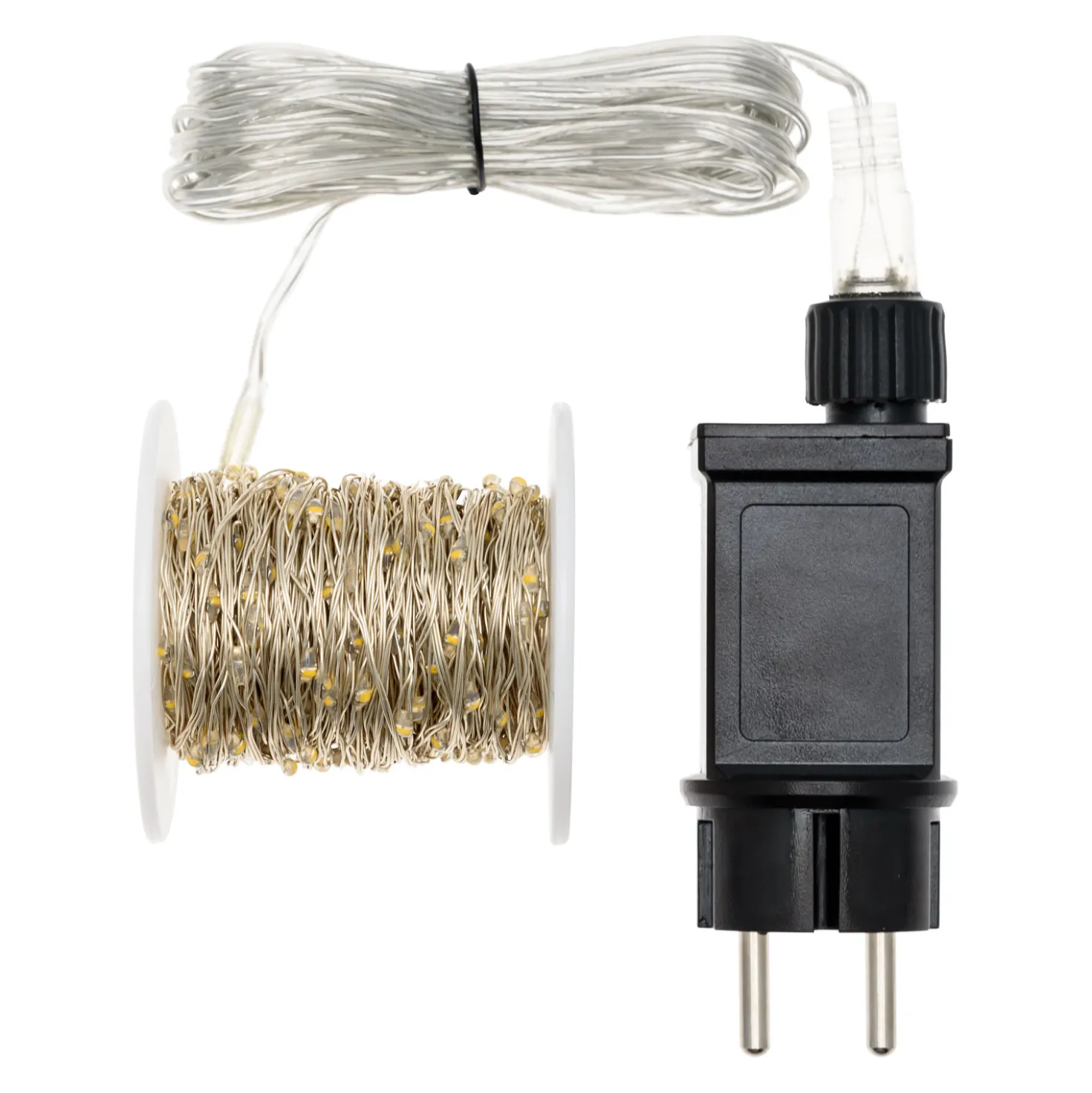 Catena di 400 microled bianco caldo