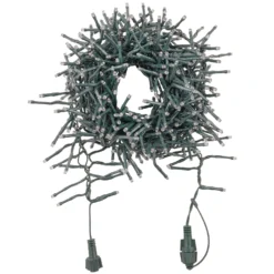 Catena Festone Connect+ 3 m, 300 led bianco caldo, cavo verde, prolungabile
