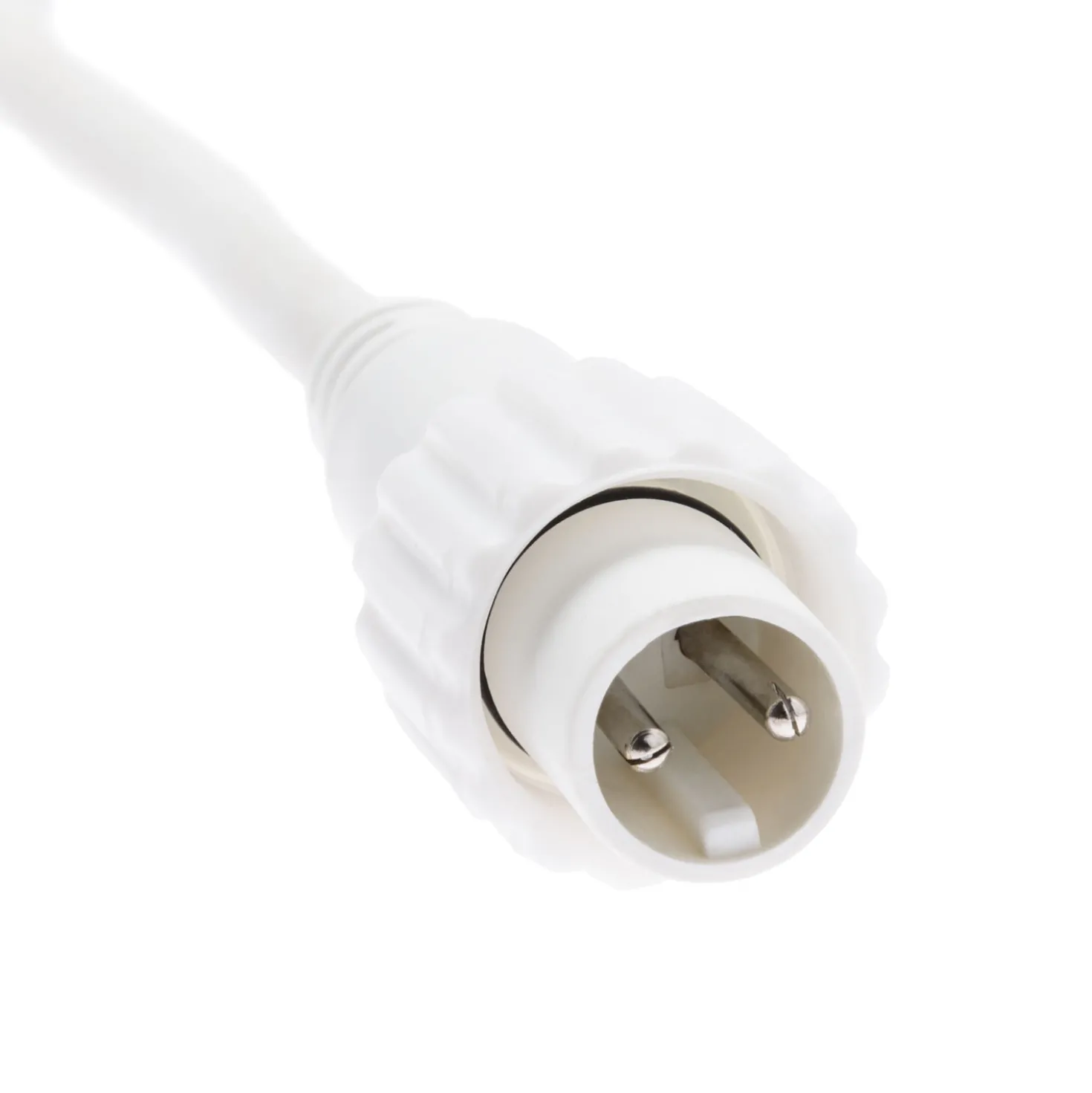 Catena Festone 4 m, 200 maxiled bianco caldo, cavo bianco, prolungabile, IP67