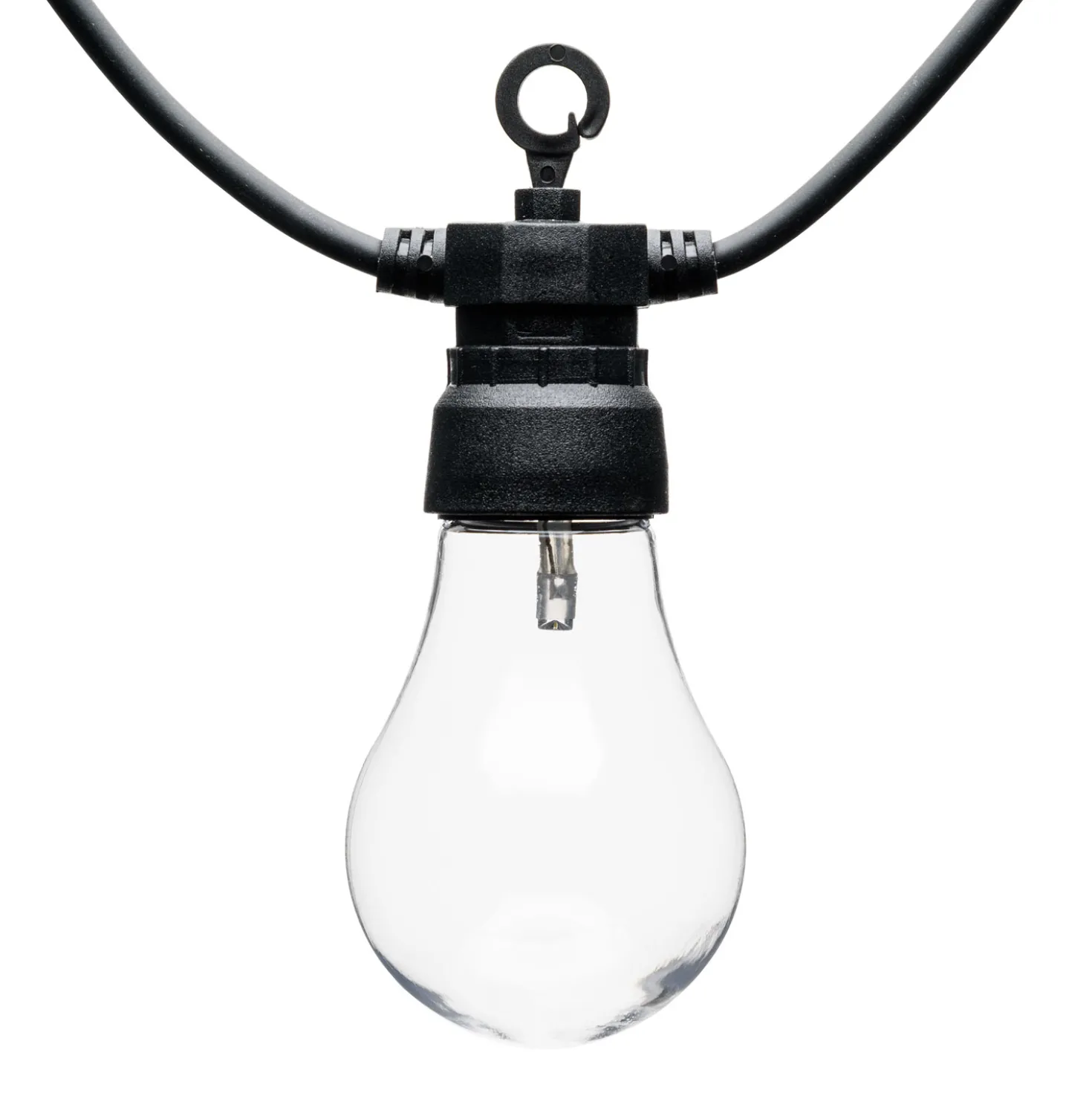 Catena 30 lampadine vintage led bianco caldo, Ø 50 mm