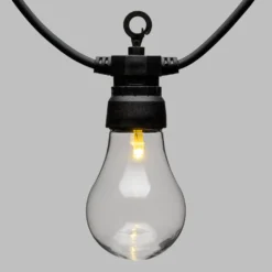Catena 30 lampadine vintage led bianco caldo, Ø 50 mm