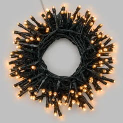 Catena luminosa a batteria, 300 led extra caldo