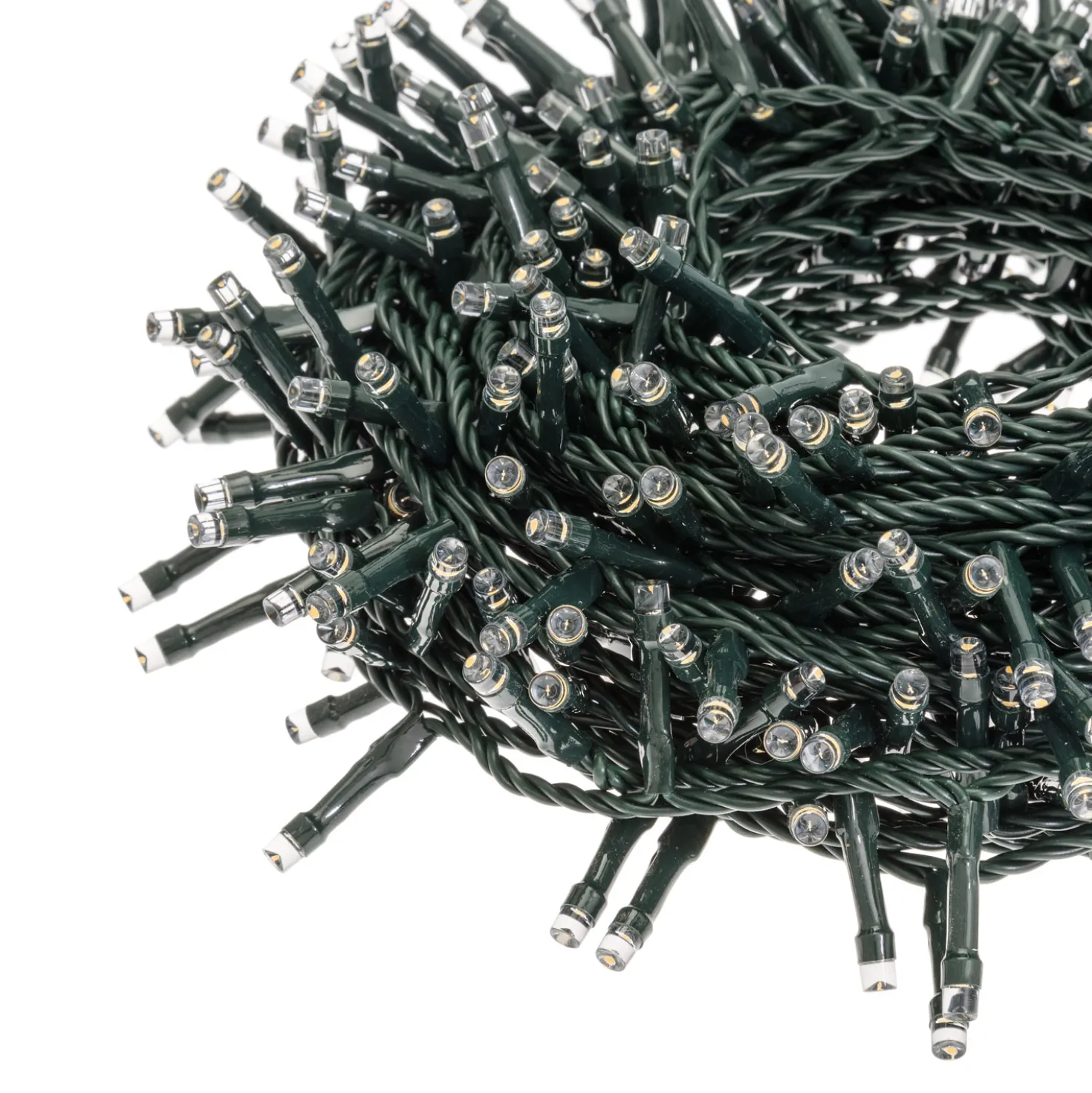 Catena luminosa, 1500 led bianco extra caldo