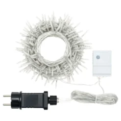 Catena luminosa, 180 miniled bianco extra caldo