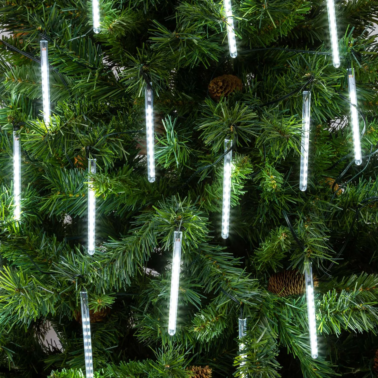 Catena 20 Mini tubi luminosi, led bianco freddo