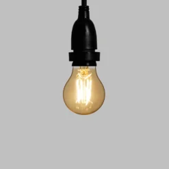 Catena 5 m, 8 lampadine led pendenti goccia Ø 60 mm di 2 Watt, h 30 cm, prolungabile