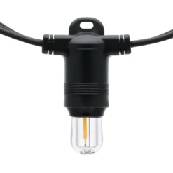 Catena 6 m, 20 lampadine Ø 18 mm, filament led bianco caldo, prolungabile