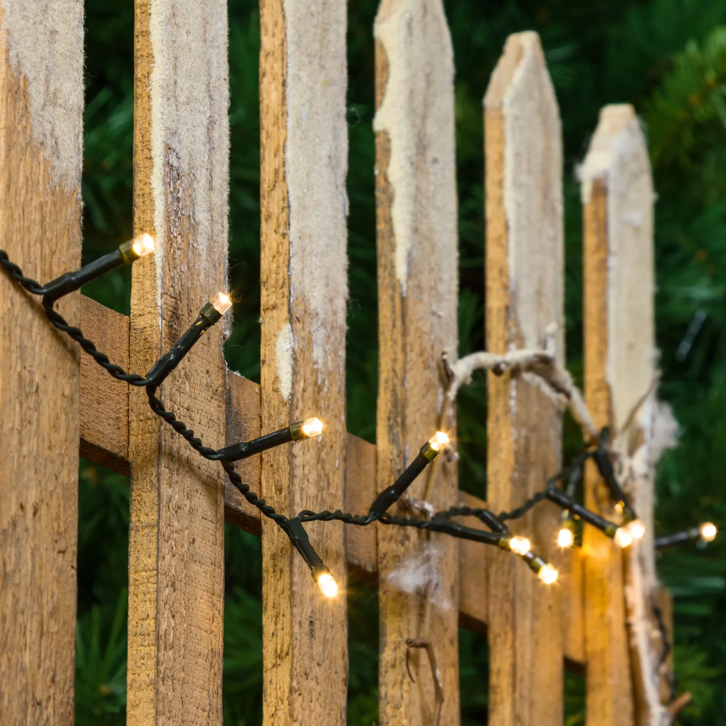 Catena 1,9 m, 48 led bianco caldo
