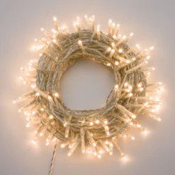 Catena 24,5 m, 600 led bianco caldo