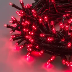 Catena 6 m, 80 led rossi