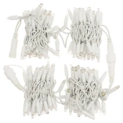 Catena 10 m, 200 maxiled bianco caldo, cavo bianco, prolungabile, IP67
