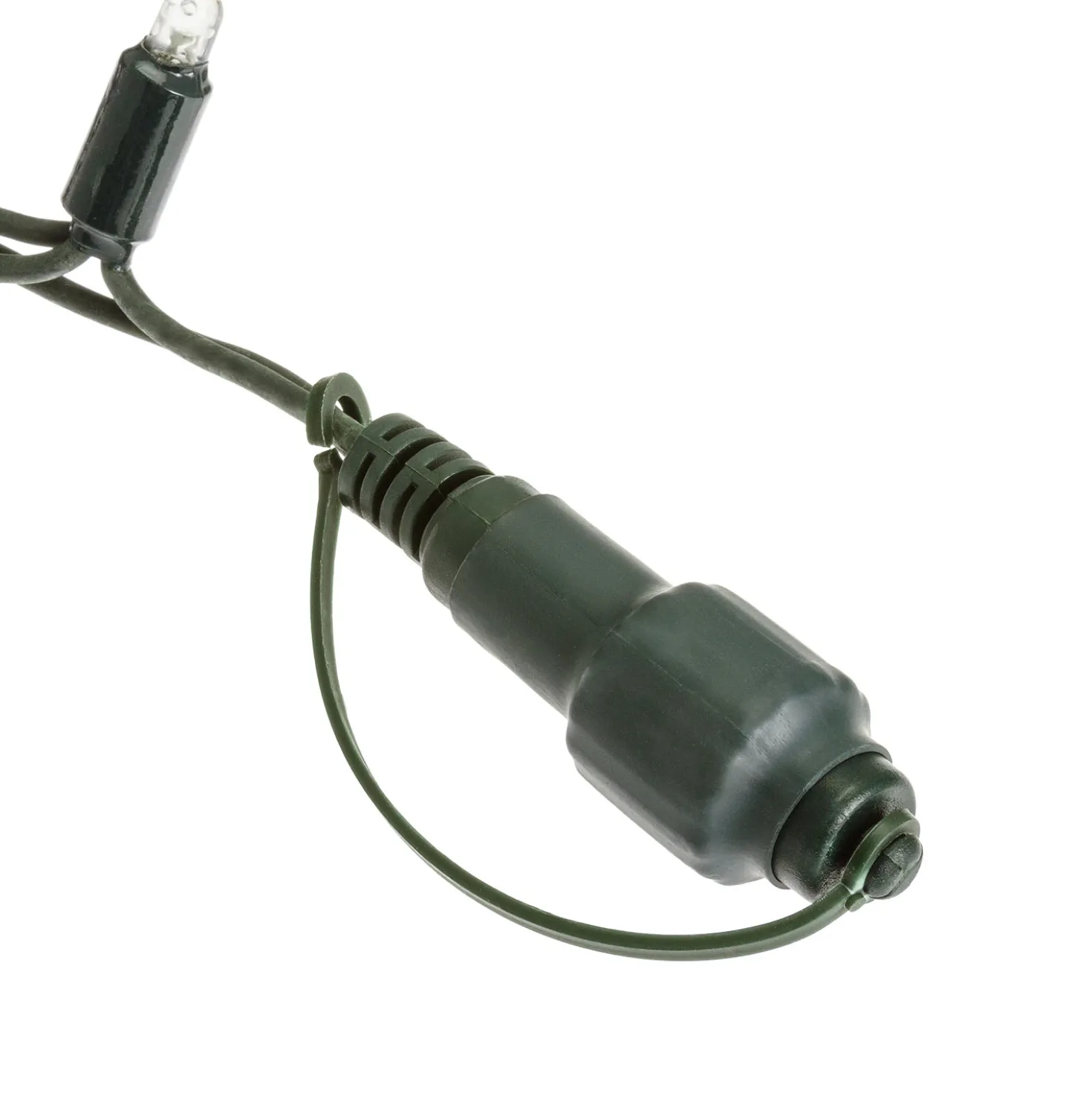 Catena 20 m, 200 maxiled bianco caldo e bianco freddo, cavo verde, prolungabile, IP67