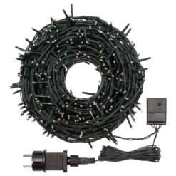 Catena 25 m, 500 miniled bianco caldo soft