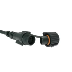 Catena Nastro di luci Connect+ 25 m, 1250 led bianco caldo, cavo verde, prolungabile