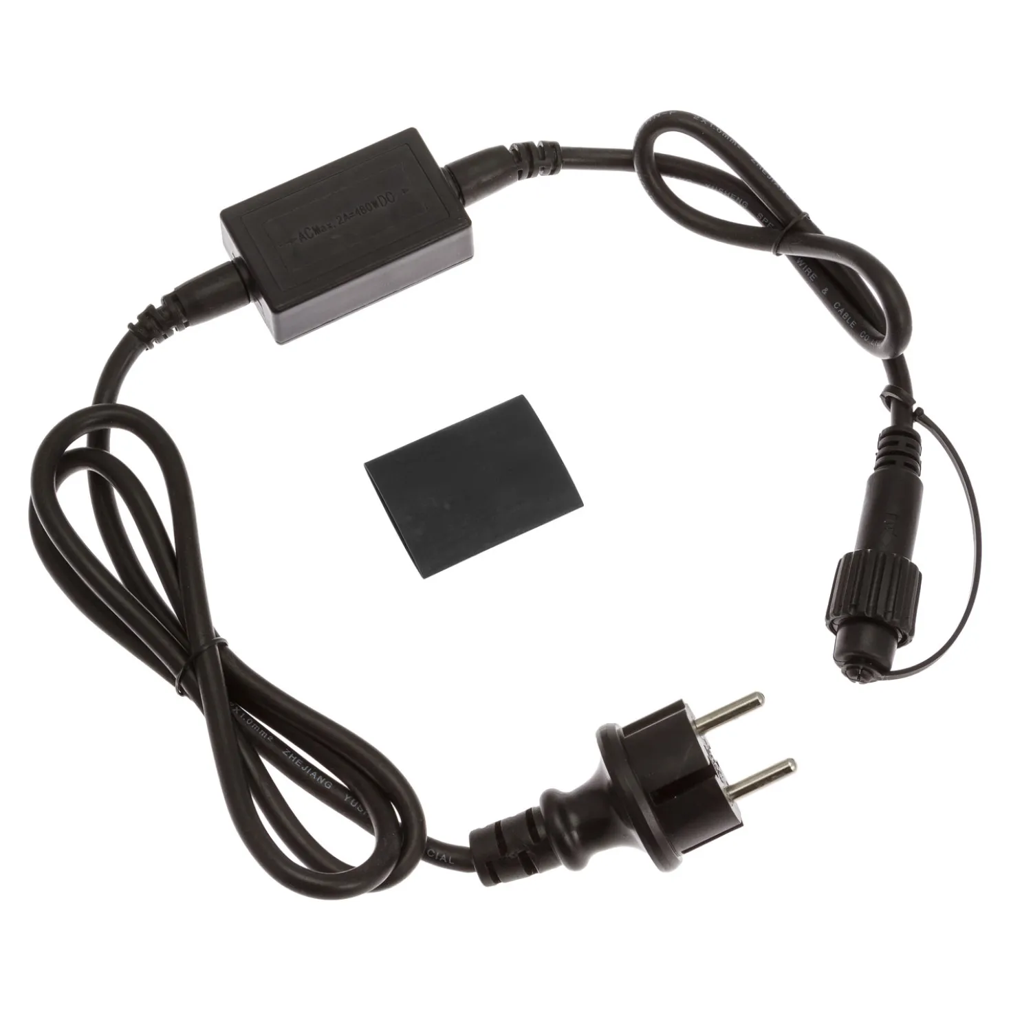 Cavo di alimentazione PML, 1,5 m, con AC-DC, cavo nero, IP67