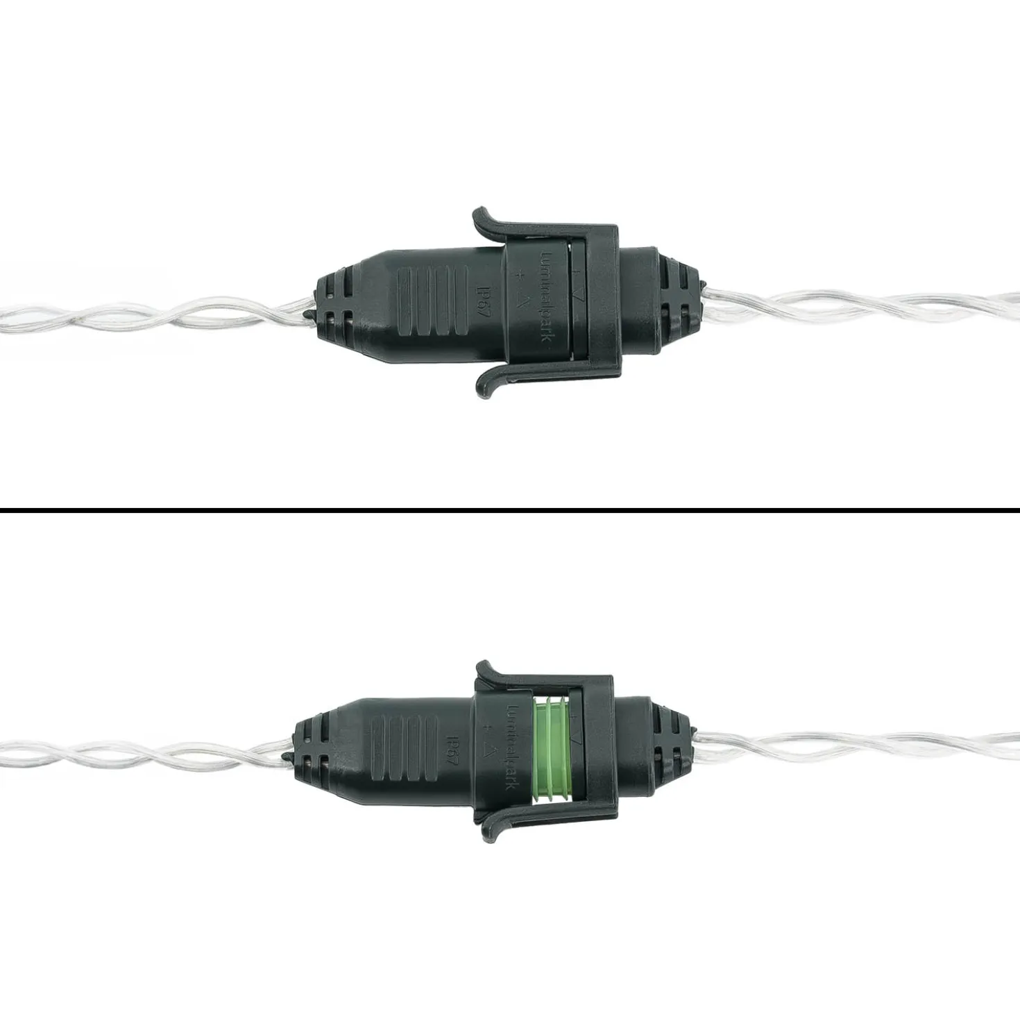 Cavo prolunga per pannelli Green Wall Light, 1 m, cavo trasparente