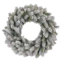 Corona Alpino in finto pino a batteria Ø 40 cm, 50 led integrati bianco caldo