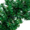 Corona Moena in finto pino a batteria 60 cm, 140 led integrati bianco caldo