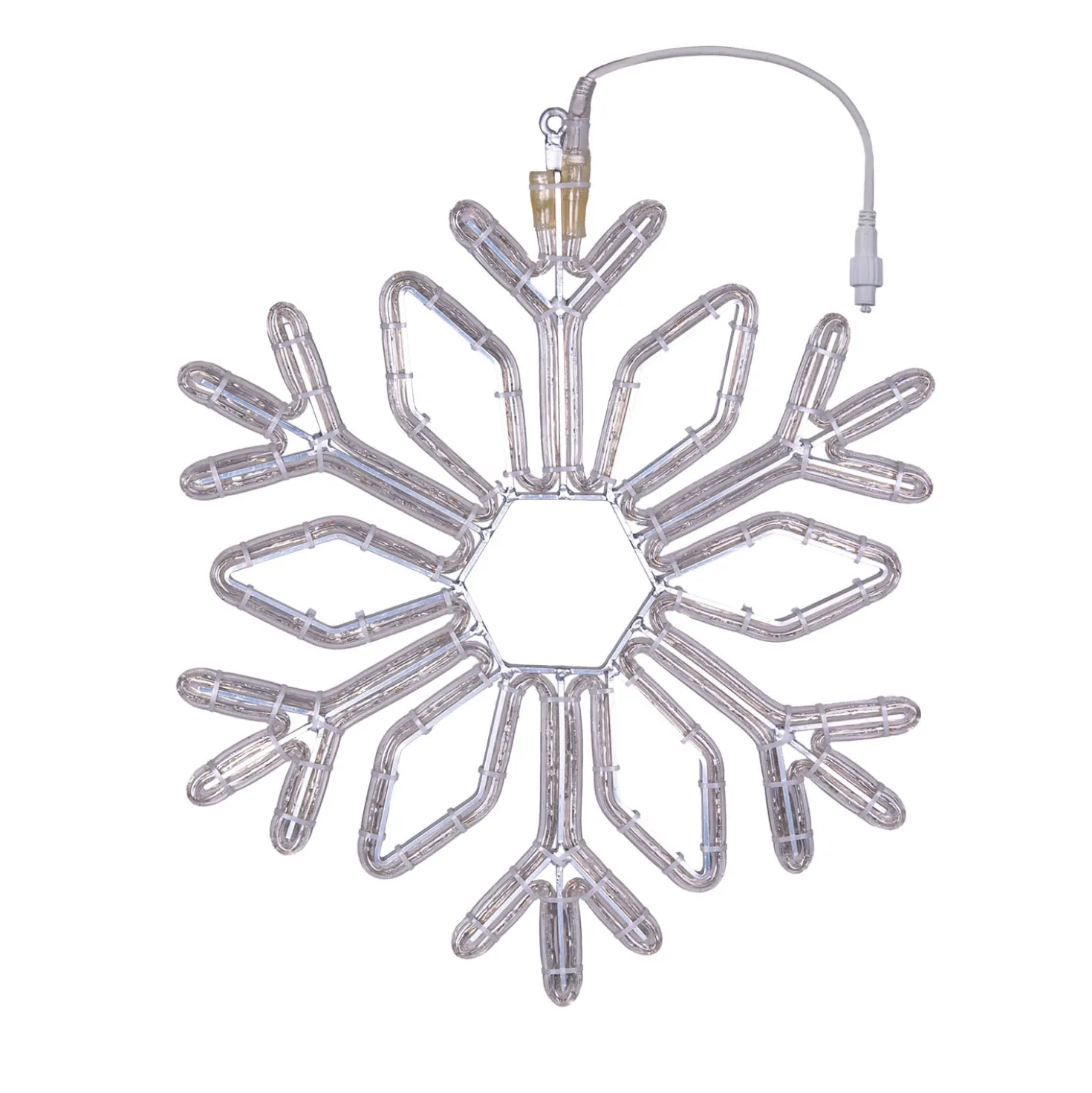 Cristallo di Neve in tubo luminoso, 52 x h 60 cm, 244 led bianco freddo